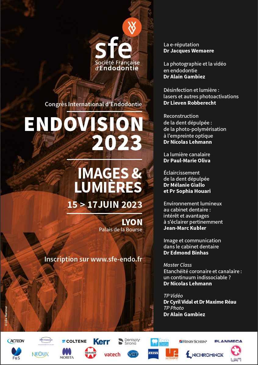 SFEndodontie's tweet photo. What are you doing in June? Come to Lyon! https://t.co/x4GLJuWyDf