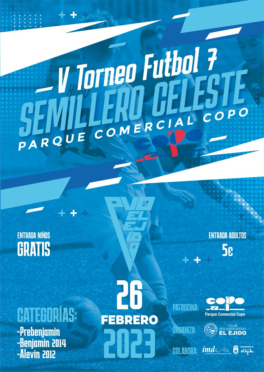 Poli_ElEjido's tweet photo. 💙JUEGA LA CANTERA💙

Estos son todos los partidos que juega nuestra cantera este fin de semana, de Futbol 11 y Futbol 7

Y aparte nuestro Torneo Semillero Celeste - @Copo_al de Futbol 7 en categorías Alevin, Benjamin y Prebenjamin

#CanteraCeleste #MuchoPoli #ADNejidense https://t.co/ieYUk6zLEU