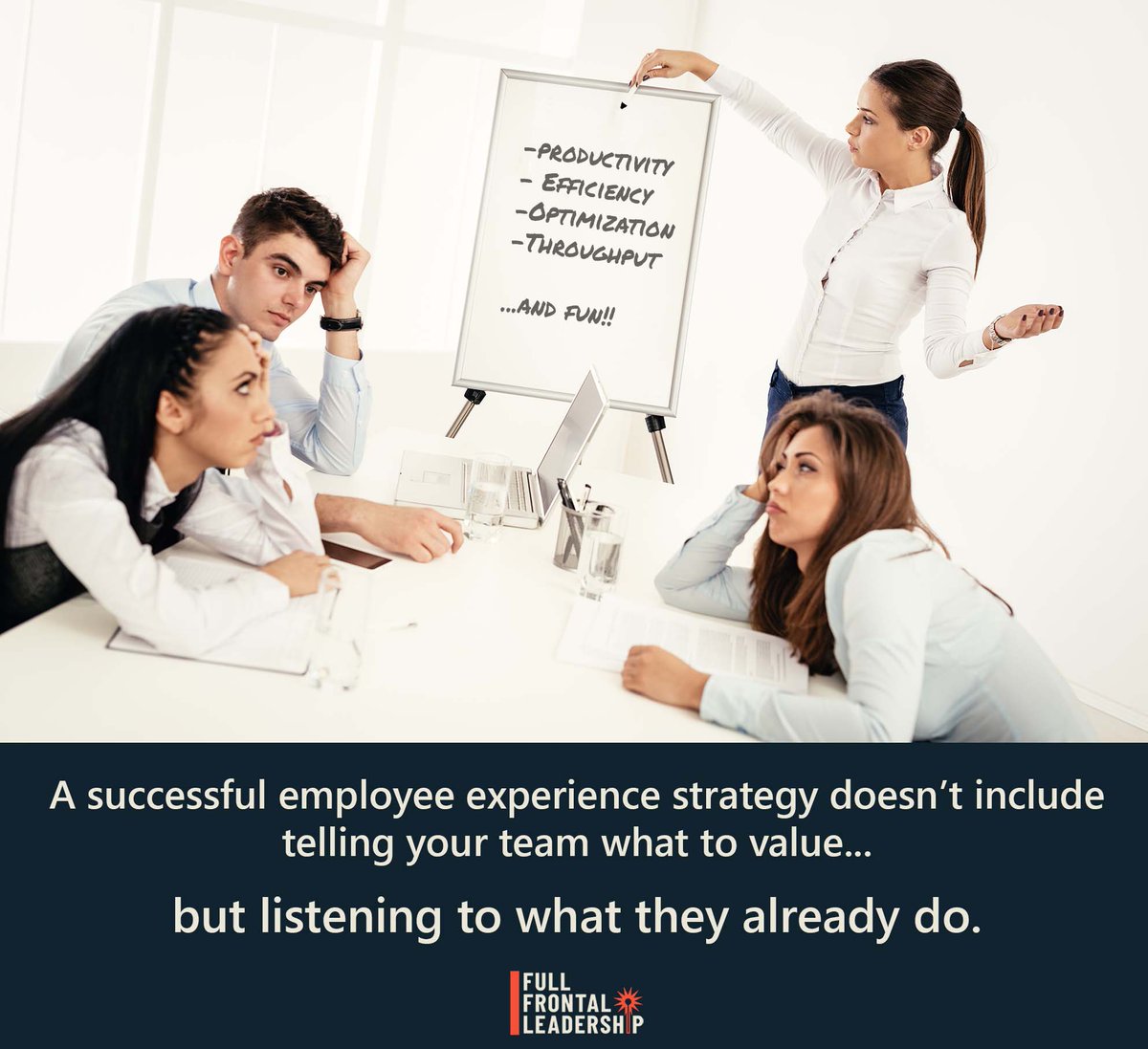 Are your employee experience strategies falling flat? Maybe it's because you're assuming what your team values, instead of asking them directly. #leadership #employeexperience #communication #NoMorePizzaParties🍕