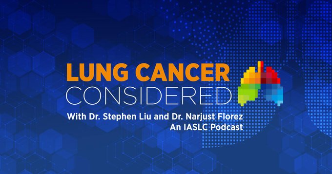 If you're looking for a podcast with interesting content, @IASLC #LungCancerConsidered with @NarjustFlorezMD and  @StephenVLiu is a good one to check out.
iaslc.org/LungCancerCons…