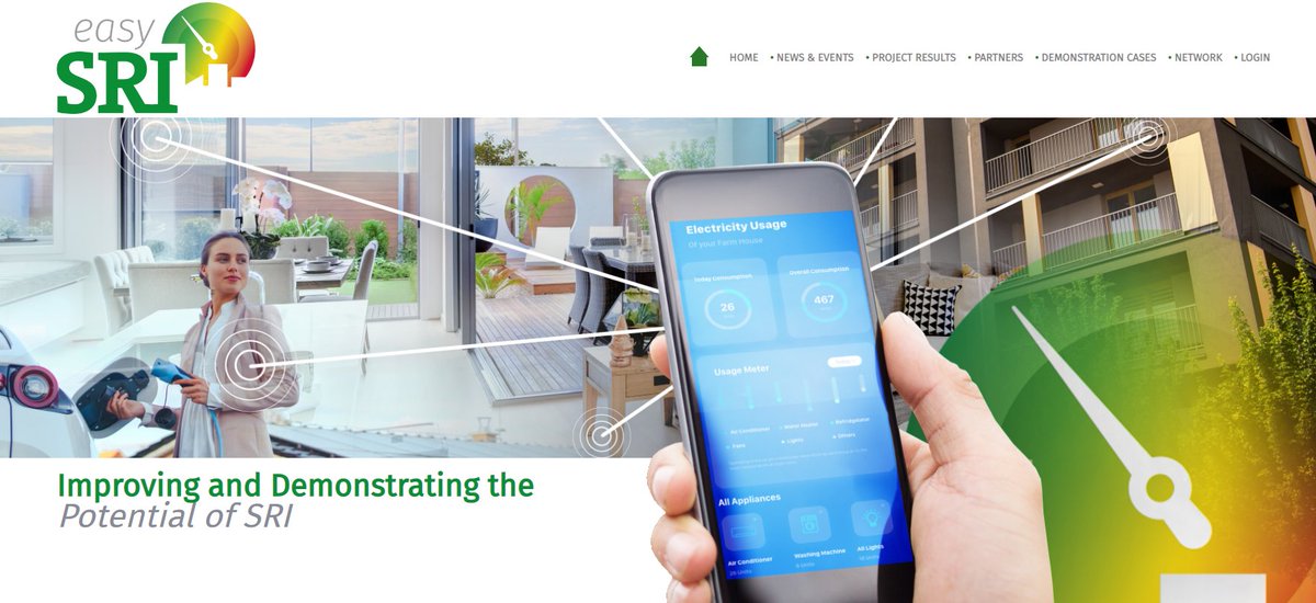 easySRI website is now public. You can check out the project's details and results on: easysri.eu/en/

#SmartReadinessIndicator #SRI