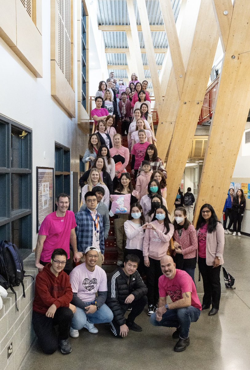 StevestonLondon's tweet photo. Sharks stand up against bullying and proudly support kindness, care and inclusion! 
#pinkshirtday
#SLSSSharks https://t.co/kluwPLwe7f