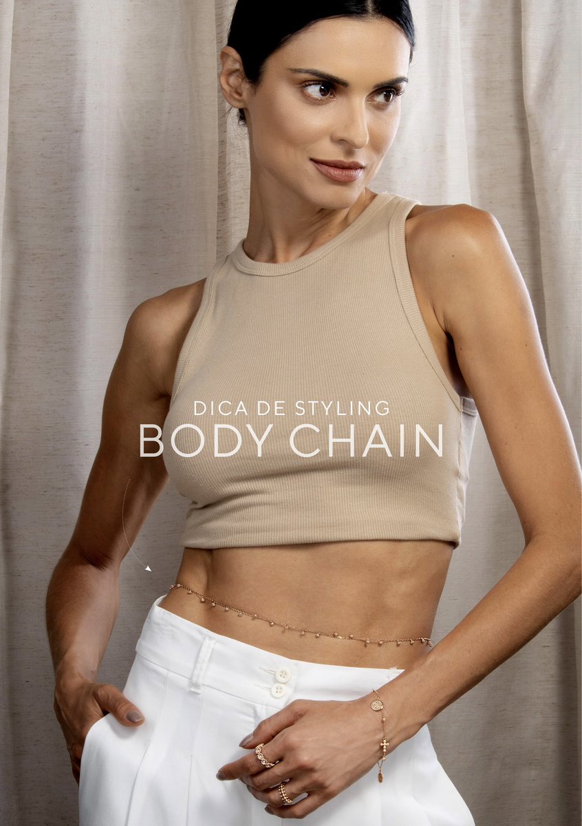 carla_amorim_'s tweet image. Aproveite a estação para transformar seu colar em um body chain!💛🌟✨

Aqui sugerimos o Amorinhas para criar um efeito super estiloso em looks de verão! 

#CarlaAmorim #BodyChain #DicadeStyling