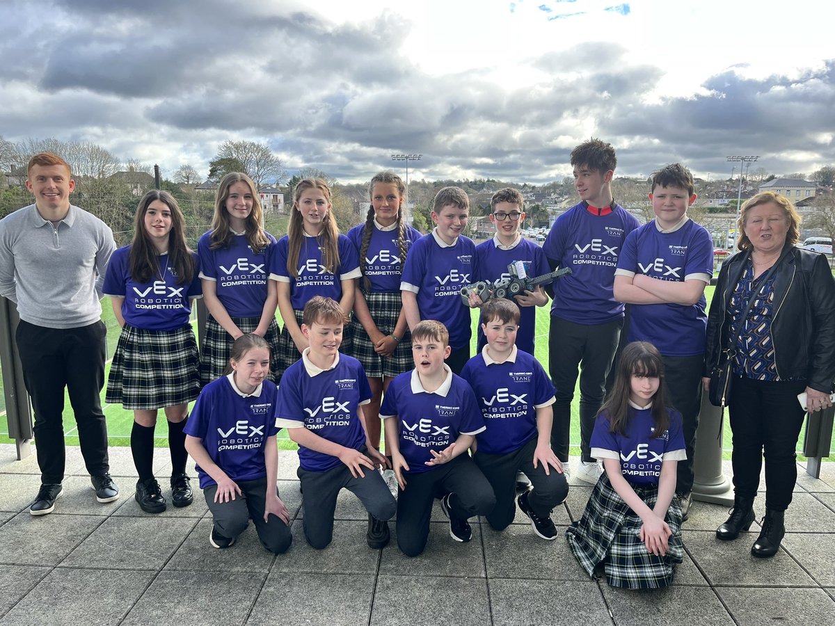 GmitIndustrial's tweet photo. What a day in Cork for The VEX primary school Irish final! Proud to see the ATU mentored teams doing well with a Letterkenny team winning the the teamwork challenge!@ATU_GalwayCity @ATUDonegal_ https://t.co/IbfC3FGLhb