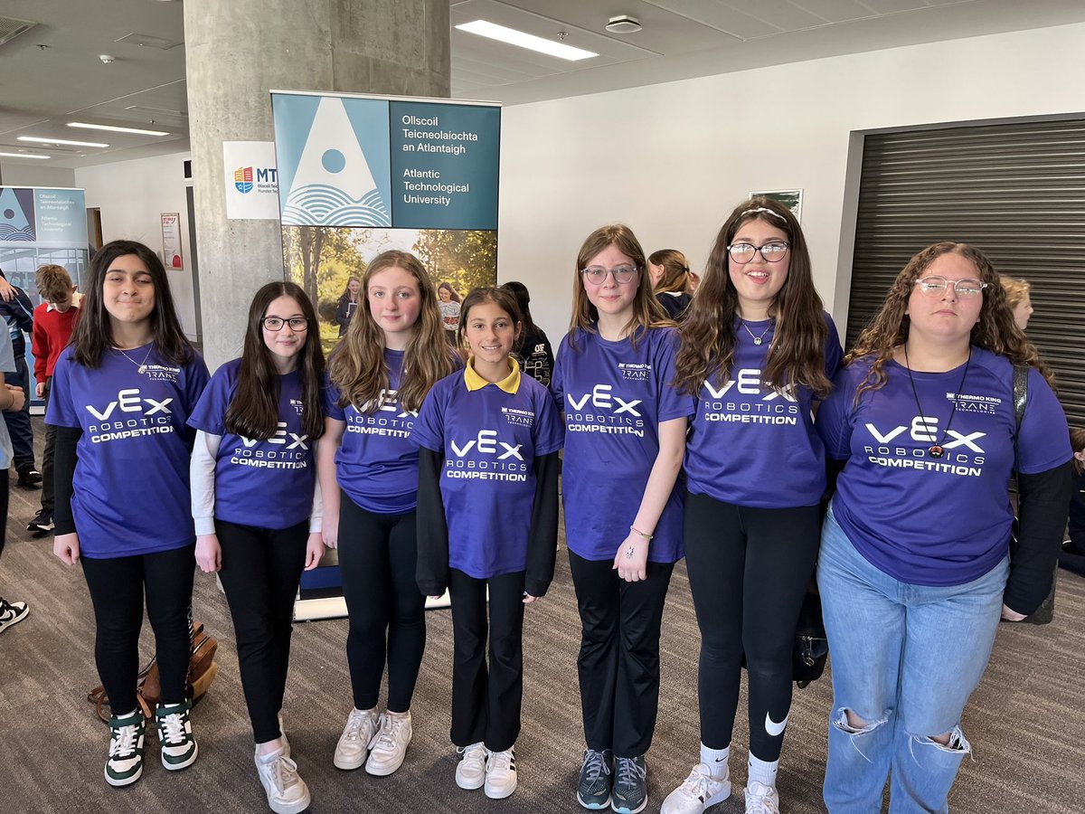 GmitIndustrial's tweet photo. What a day in Cork for The VEX primary school Irish final! Proud to see the ATU mentored teams doing well with a Letterkenny team winning the the teamwork challenge!@ATU_GalwayCity @ATUDonegal_ https://t.co/IbfC3FGLhb