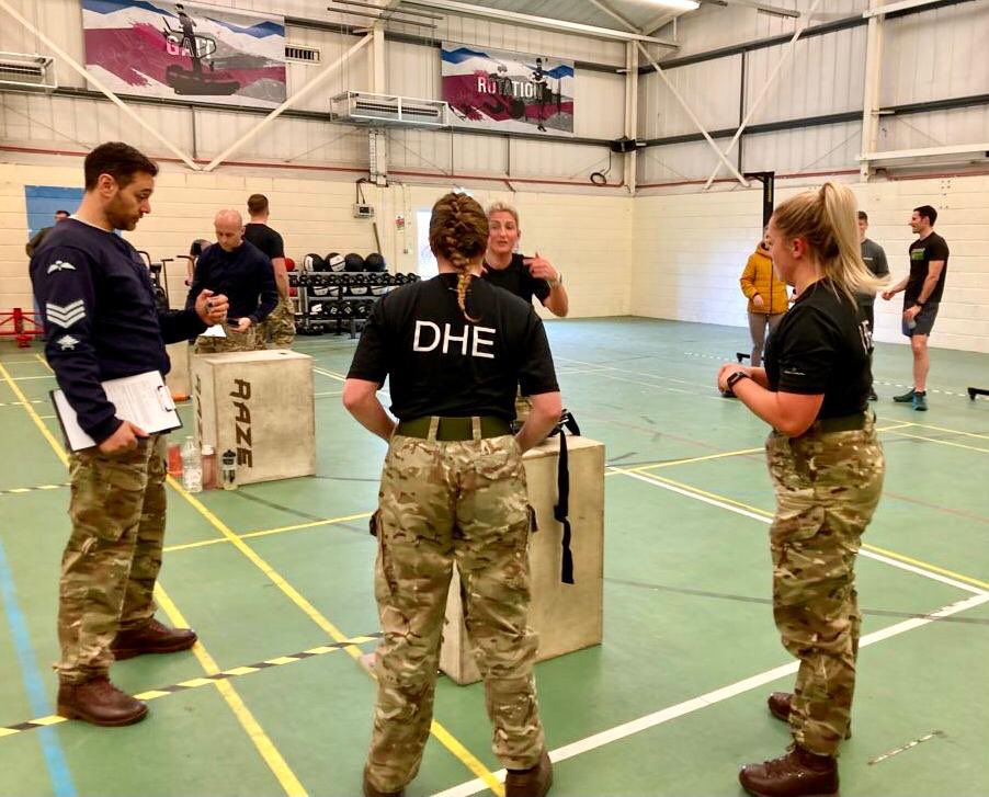 Great to catch-up with some of our student nurses, who were taking part in the British Army Warrior Fitness Competition (Midlands region) today. Fitness & team work helps prepare our nurses - mentally and physically - for the challenges they will face, at home and abroad. 🏋️‍♂️💪👏