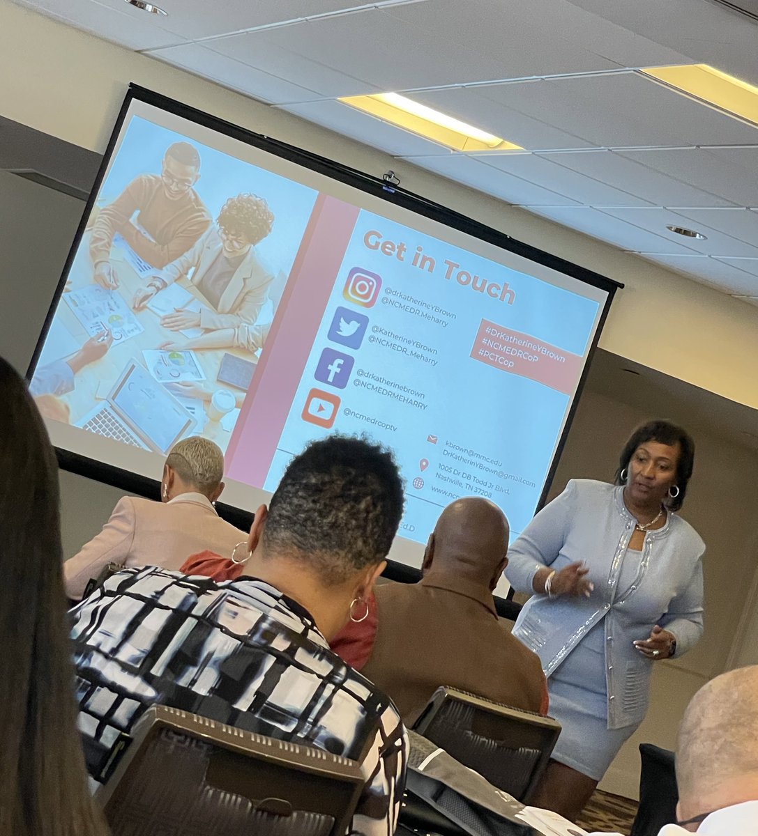 genehouseco's tweet photo. Our founder, @javeauriel is at the 16th Health Disparities Conference @ XULA, learning “Social Media and Health Equity: Being Current for Effective Engagement” with @KatherineYBrown #Equity #NCMEDRCoP #PCTCop @NCMEDR_Meharry https://t.co/0S8s0GFo5p