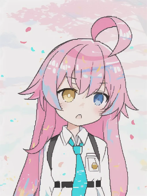 AI出力したホシノ 