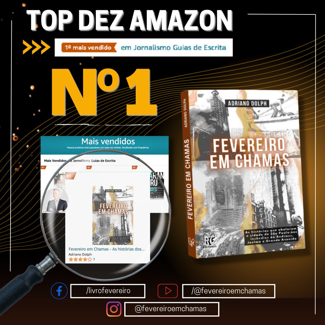 adrianodolph's tweet photo. Ainda estou sonhando acordado. Obrigado a todos que ajudaram a realizar este sonho. Em memória de todos que perderam a vida nos incêndios do #edificiojoelma #edificioandraus e #grandeavenida #amazon #escritor #literatura https://t.co/o9qomE3Xt6