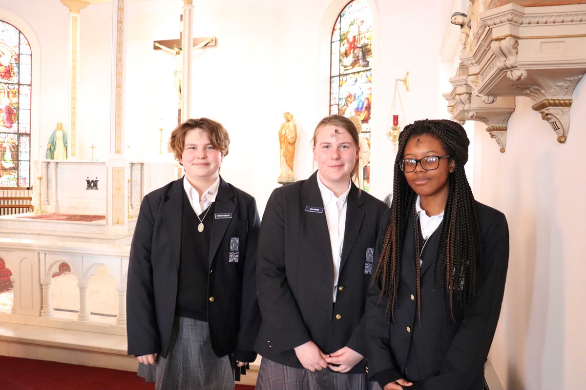 "If today you hear His voice, harden not your heart." Psalm 95:8
This morning students, faculty, and staff, joined together to celebrate Ash Wednesday Mass!