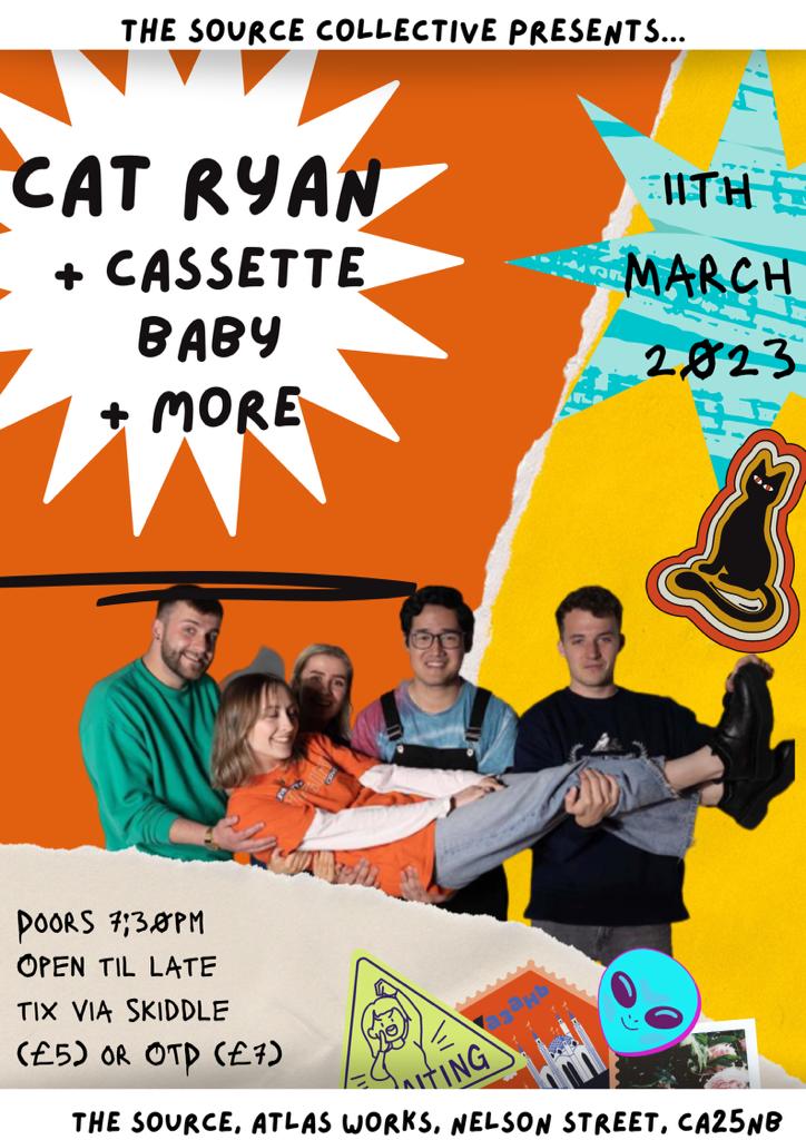 catryanband's tweet photo. Carlisle! We're thrilled to be headlining The Source Collective on Saturday 11 March &amp; are sharing the stage with Cassette Baby 😁 

Tickets: https://t.co/Mqi4GQEcf3 🤩

This is our Carlisle debut &amp; we'd love to see you make it a special night for us all 😊 https://t.co/wnldOyc8y6