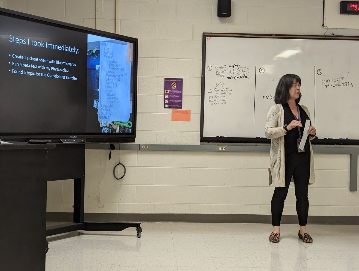JPersinski's tweet photo. Shout out to @MrsMedinaNHS and @dm_ross today! Great #ChoicePD on rigor and HOTQs!! @NHS_Trojans @RockHillSchools #rocksolid https://t.co/6pknQdSMB8