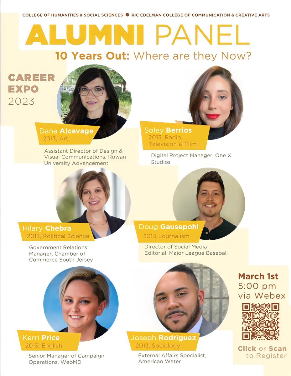Please join us for an Edelman CCCA-specific Career Expo next Thursday, March 1 from 10am-2pm in the Chamberlain Student Center. More than 60 employers are looking to hire for full-time jobs and internships. Hope to see you there! 🗓