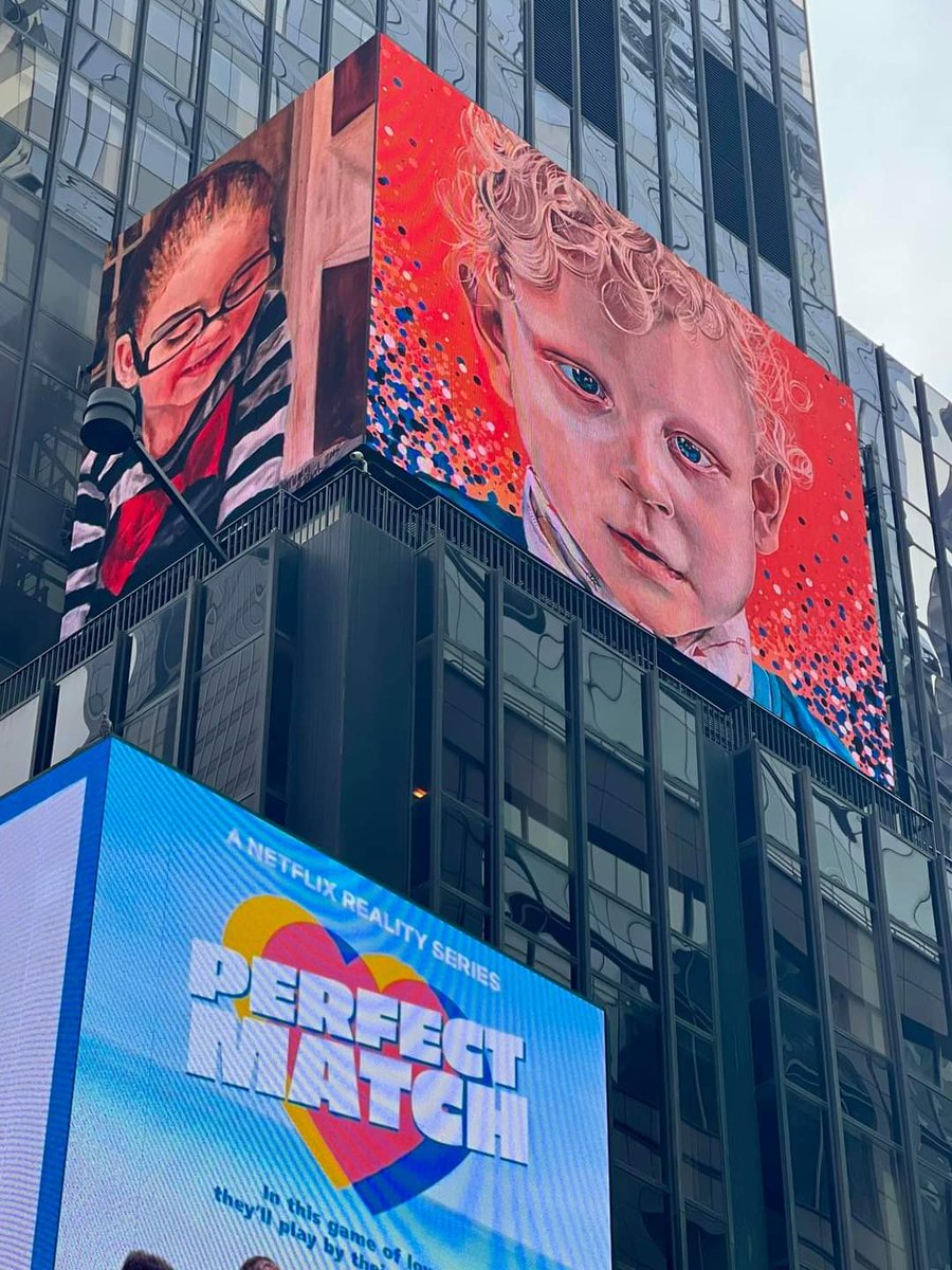 Effie Parks (@onceuponagene) on Twitter photo The faces of #raredisease children are on the Jumbotron in Times SQUARE from <a href="/BeyondtheDx/">Beyond the Diagnosis</a>
#RareInTimesSquare #RareDiseasDay #CTNNB1
#rarediseasechat The faces of #raredisease children are on the Jumbotron in Times SQUARE from <a href="/BeyondtheDx/">Beyond the Diagnosis</a>
#RareInTimesSquare #RareDiseasDay #CTNNB1
#rarediseasechat