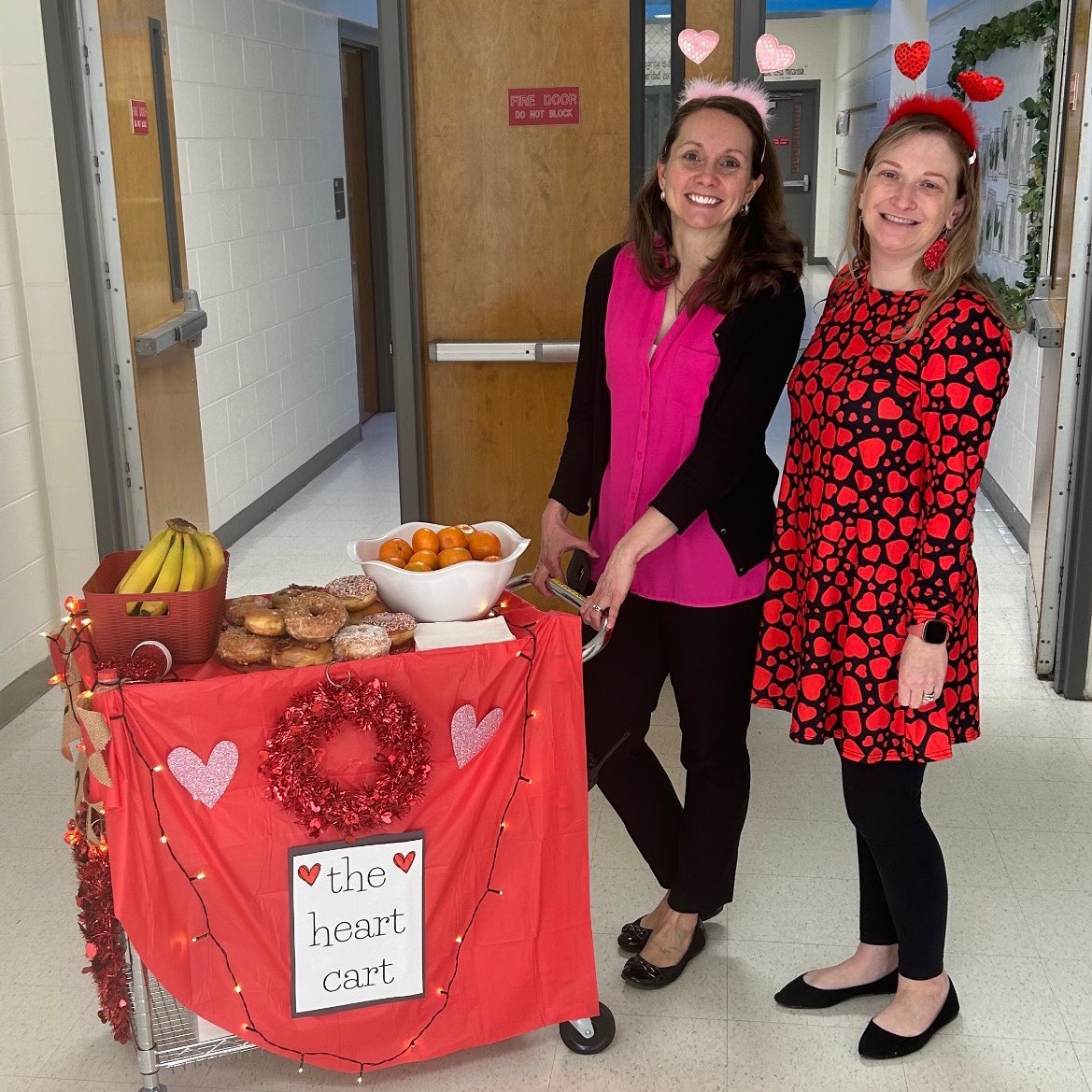 north_chatham's tweet photo. We ❤️ our staff! The heart cart visited classrooms this week with a treat for our lovely staff. ❤️🖤💛 https://t.co/PkipL1zETy