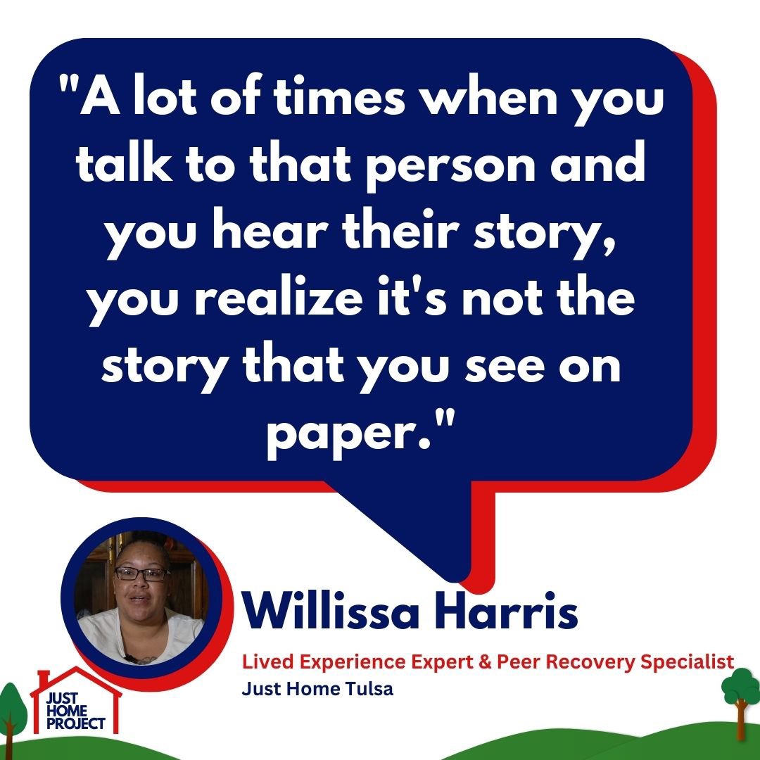 While beneficial in most cases, technology improvements have removed the humanity aspect of talking face-to-face between a homeowner and potential renter. This limits the ability of those who have been #justiceinvolved to share their story.

#humanrights #justhomeproject #tulsa