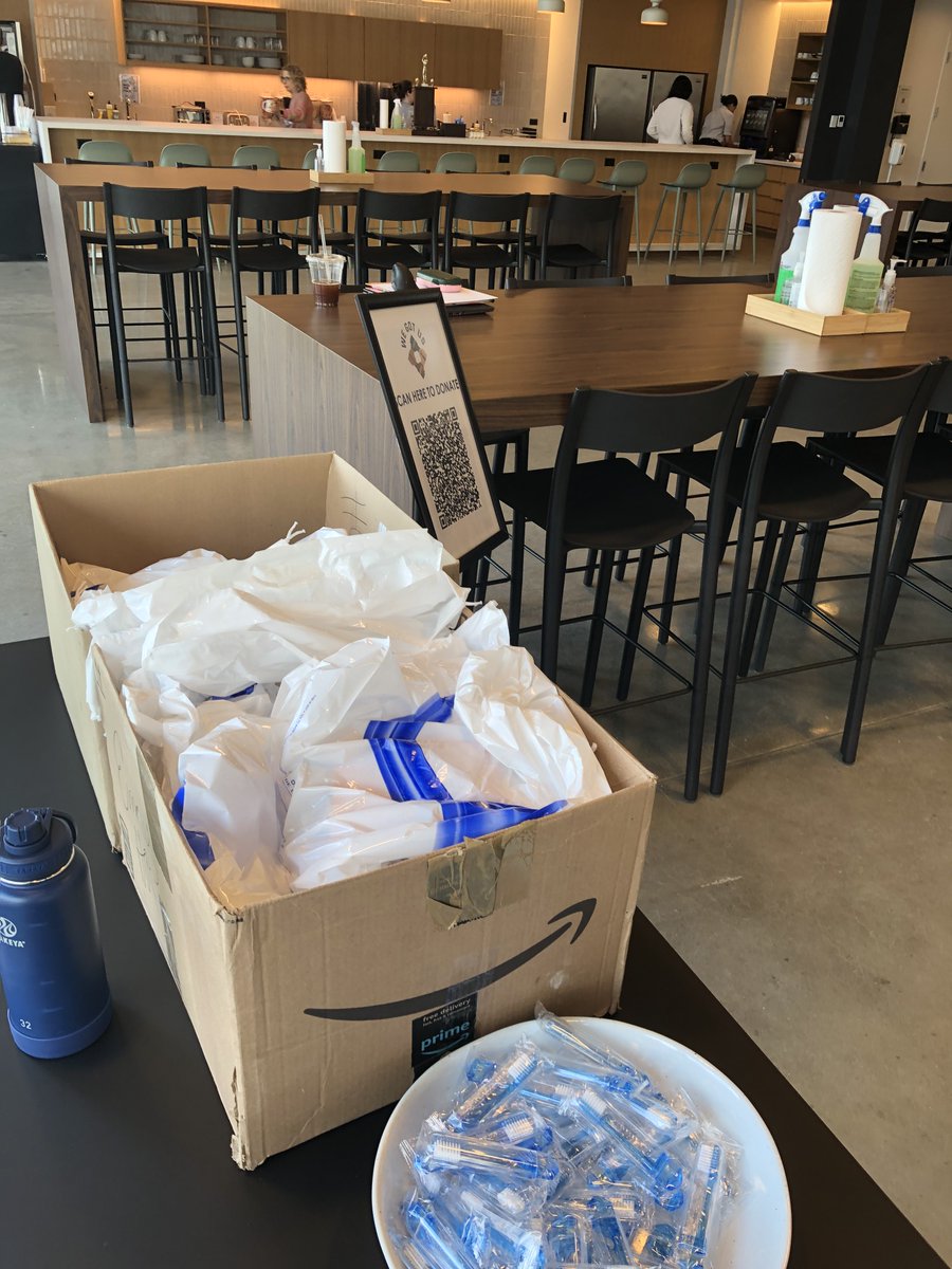 LS_Cares's tweet photo. Last week, @elevatebio assembled 300 hygiene care kits for @wegotusproject. Thanks to this awesome group for taking time to give back! #NetworkOfGood #LSCImpact https://t.co/tOHwqTSkol