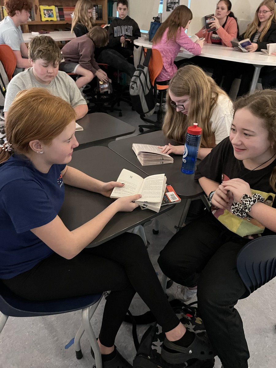 Game of Quotes for a friendly competition that got the students searching in the text and plenty of laughs! <a href="/EminenceSchools/">Eminence Schools</a>