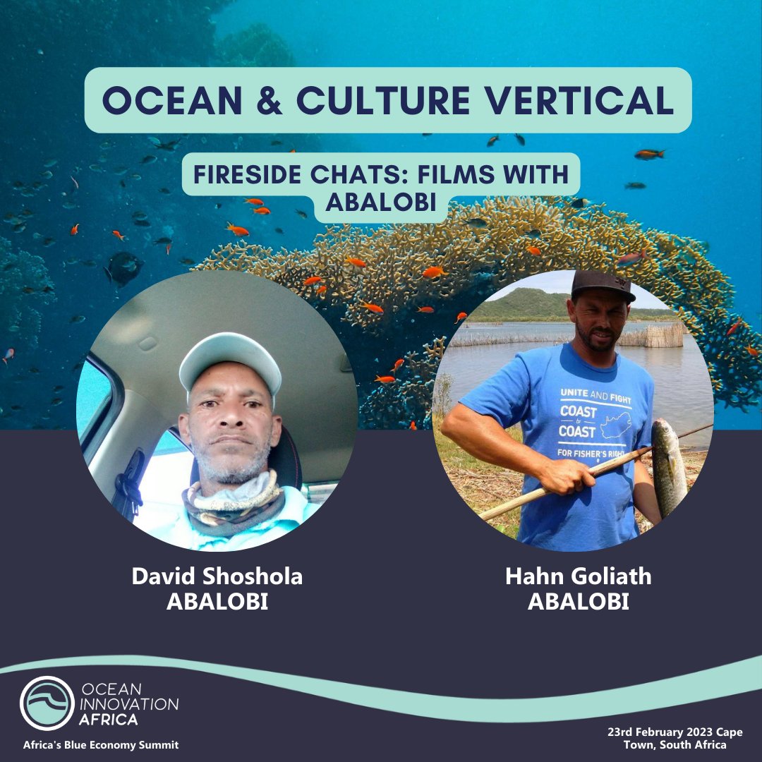 OceanHubAfrica's tweet photo. And a Fireside Chat on Ocean Films and Documentaries with David Shoshola and Hahn Goliath representing @abalobi_app and screening one of their #oceandocumentaries 🌊🐟 https://t.co/a8ByHCXjoS