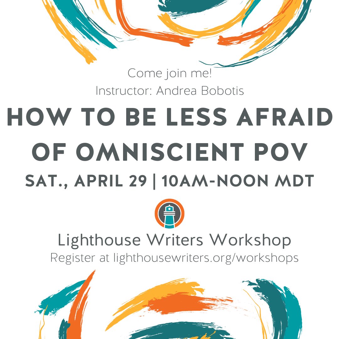 Join me in Denver: we’ll somewhat vanquish our fears about writing in omniscient point of view 😁

Thanks for considering, y’all.