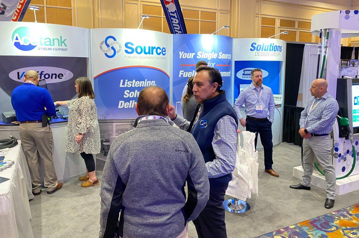 SourceNA's tweet photo. The final day of the WPMA Expo has begun. Don't miss your chance to stop by the Source booth (208) and ask us about our future-proof forecourt and payment technologies! #wpmaexpo #wpma2023 #SourceNA #SourceUniversity #RetailFuel #Petroleum https://t.co/JJ0ldZYk2G