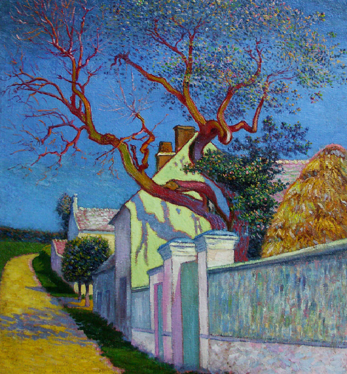The_Art_Guide's tweet photo. DAILY ART QUOTE!

"Art is to console those who are broken by life"
Vincent van Gogh

Image by Leo Marie Gausson (Fr.1860-1944), The Red Tree House (Maison à L'arbre Rouge), 1890 https://t.co/60SmaXMnT7