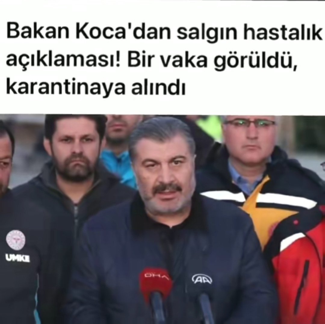 dynimike_'s tweet photo. #81ildeOkullarKapatılsın
🛑SON DAKİKA🛑
Deprem bölgesinde bilinmeyen virüs vakası görüldü.Virüsü kapan kişi karantinaya alındı. https://t.co/LaDx8G6fEl