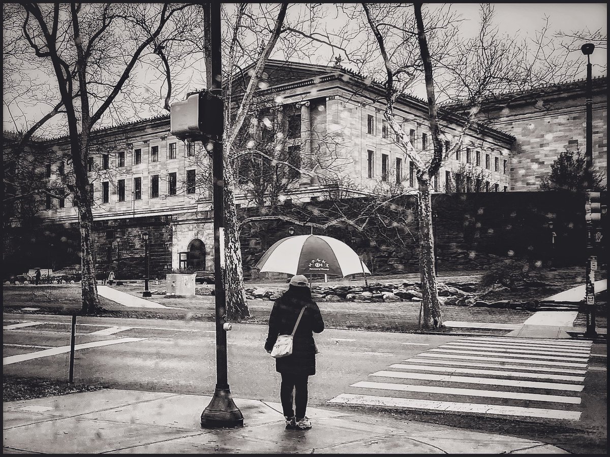 storyrd's tweet photo. Philadelphia, Pennsylvania / under the umbrella of art / @philamuseum / #theumbrellaproject #blackandwhite #streetphotography #shotoniphone / ๐ท @storyrd https://t.co/zt3ByVHPFd