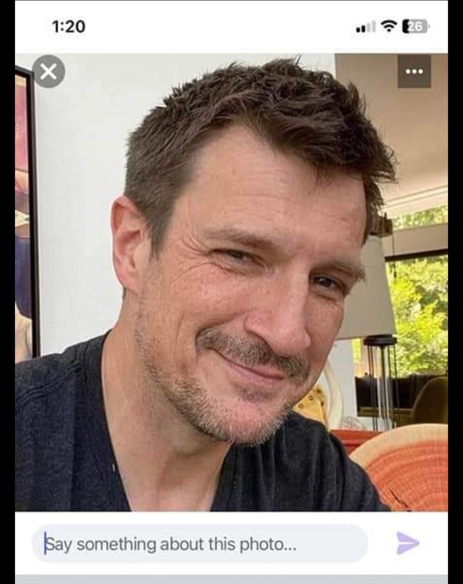 JaeVee1968's tweet photo. Hey, @NathanFillion , looks like someone has set up a dating profile for you. #SwipeRight https://t.co/Ibgt1bYMQp