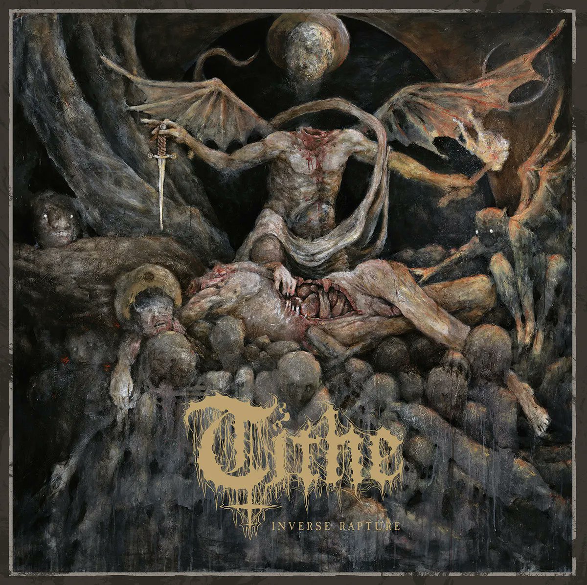newmetalalbums1's tweet image. Death Grind outfit TITHE released their sophomore album &quot;Inverse Rapture&quot; on February 17, 2023 via Profound Lore Records. Any favorite tracks? #tithe #inverserapture #deathmetal #brutaldeathmetal #grindcore #deathgrind #doommetal #extrememetal #heavymetal ##metal @ProfoundLore