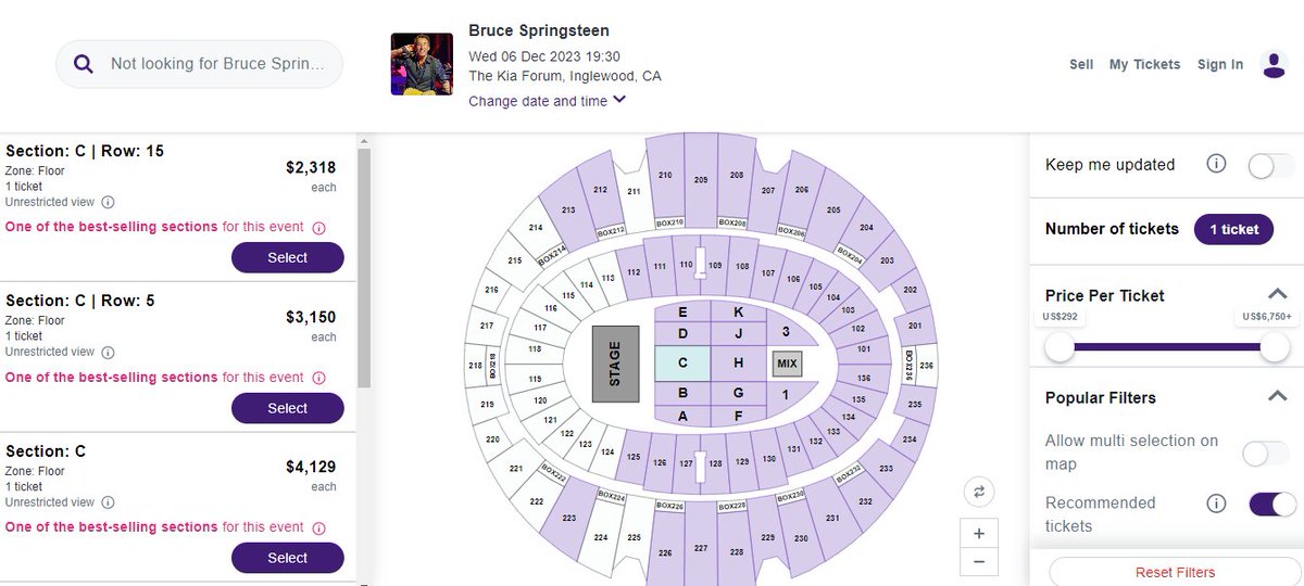HastheITGirl's tweet photo. Riddle me this: if tickets are supposed to go on sale for LA dates TOMORROW (2/23/23)for "Verified Fans" (I'm *waitlisted so I know it's already "no") then how are all the good seats already in the hands of StubHub and on sale TODAY 2/22 FOR THOSE DATES for thousands of dollars? https://t.co/zo8nHHGTjh