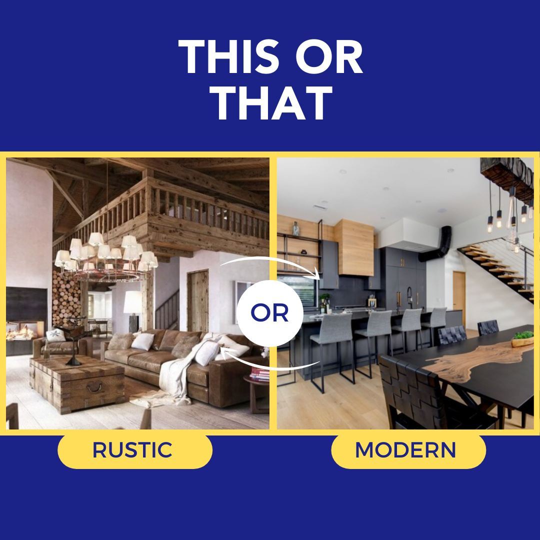 HandymanConn_co's tweet image. Home, sweet home! What's your style? Rustic charm or modern elegance? Let us know in the comments!
.⁠
.⁠⁠
#RusticVsModern #HomeStyles #DesignChoice #ThisorThat ⁠#homerepairs #homeimprovement #handyman #handymanservices #homemaintenance #HandymanConnection #CustomerService