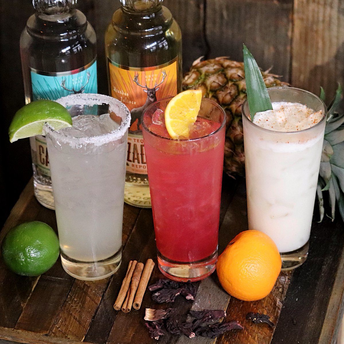 MatadorRest's tweet image. Happy National Margarita Day! Stop by and enjoy one (or all) of our speciality margaritas, featuring Cazadores Blanco and Cazadores Reposado tequilas, cheers!
