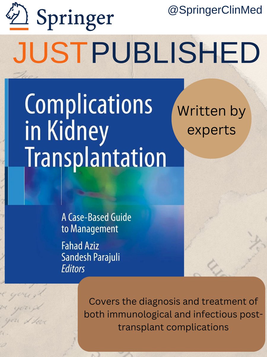Springer Med Books on Twitter in Kidney
