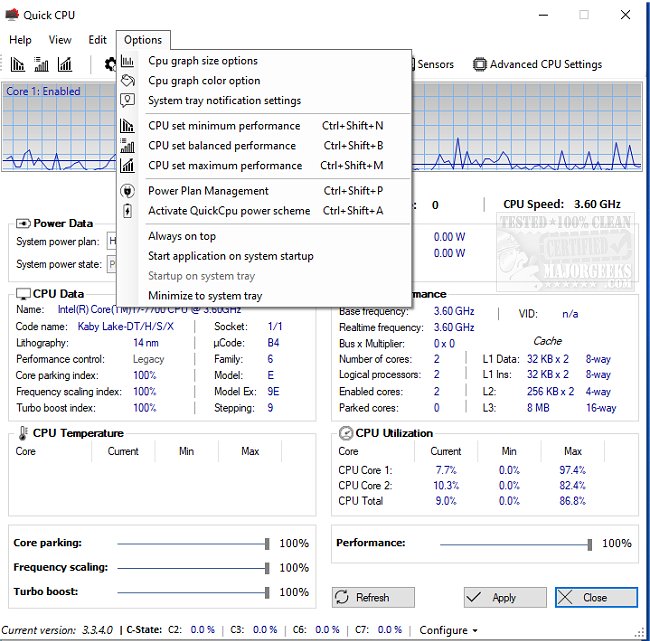 majorgeeks's tweet photo. Updated - Quick CPU enables fine-tuning and monitoring of a myriad of essential #CPU and #system parameters.
https://t.co/EiyI7Irvaa #freeware #pc #computerprocessor https://t.co/51BqDYVZ6v