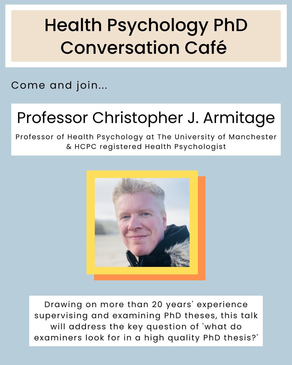 Health Psychology PhD Café tweet media