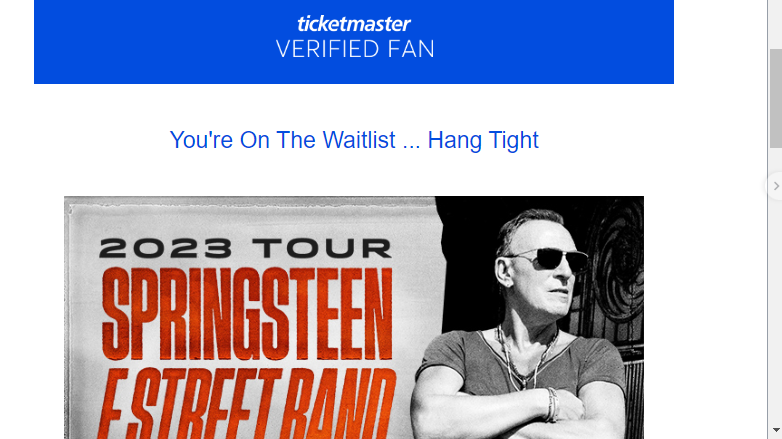 HastheITGirl's tweet photo. Funny how the LA dates for December which are supposed to go on sale for "Verified Fans" on 2/23/23 are already on StubHub TODAY 2/22/23 for THOUSANDS OF DOLLARS. #Callitout #Waitlistedfornothing #Ticketmaster #ticketmasterhearing #SpringsteenTour2023 #Springsteen https://t.co/WjIPpAUYjB