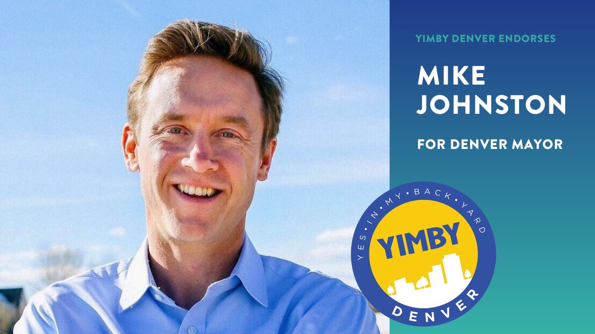 Mike Johnston on Twitter "YIMBY Denver has been a leader in fighting for comprehensive and