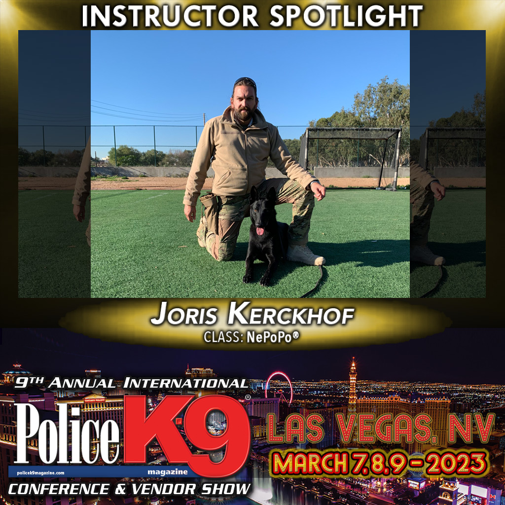 🚨INSTRUCTOR SPOTLIGHT🚨
Joris Kerckhof
CLASS: NePoPo®️

➡️ REGISTER: bit.ly/PK9_2023

#policek9 #policedog #k9unit #k9handler #k9officer #workingdog #k9training #k9partner #k9team #k9leadstheway #K9LTW #backtheblue #thinblueline #K9 #dog #topdog #k9hero #MWD