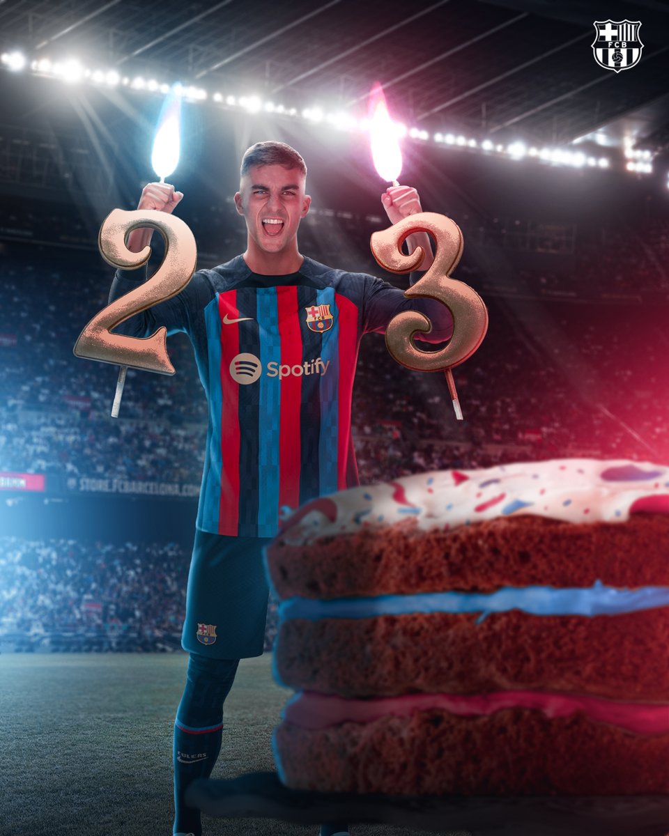 FCBarcelona's tweet photo. 🎂 Happy birthday, @FerranTorres20! 🥳 https://t.co/XI2YfEfhSj