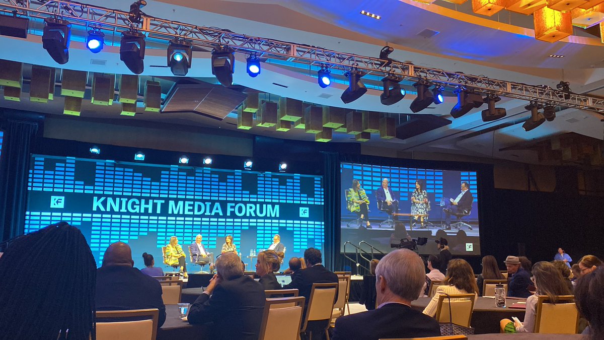Feeling optimistic as I have not been for years seeing all the creativity of new local news organizations for distribution, engagement &amp; business models #KMF2023 and the waves of #collaboration between donors, non-profits, etc