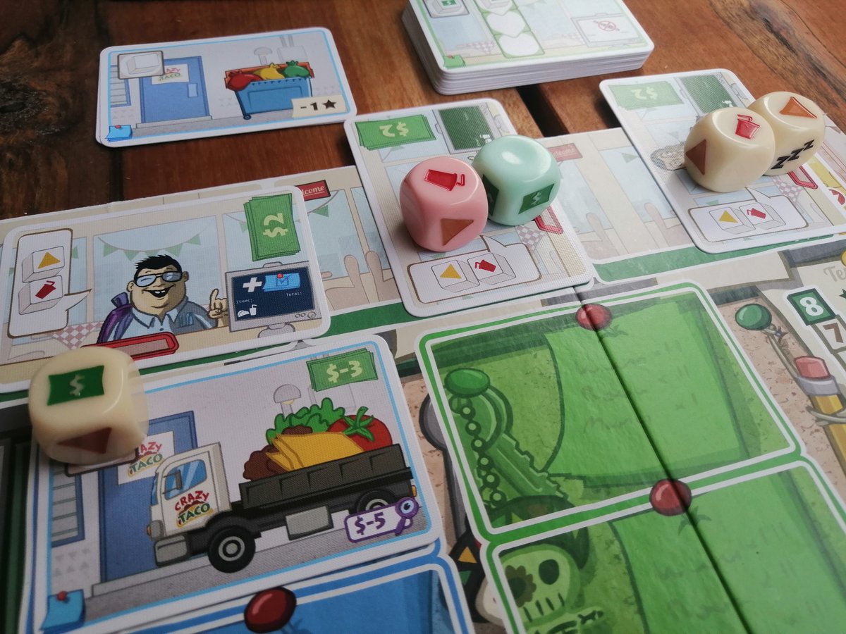 JuegaEnLaCueva's tweet photo. Hoy fue mañana de café con nuestros amigos de #XOBoardGameCafe y sacamos un solitario: #CrazyTaco
#JuegaEnLaCueva #LaCuevaDeLosJuegos #GameNight #NocheDeJuegos #BoardGamesNight #JuegosDeMesa #BoardGames https://t.co/7EuBdNi5v8