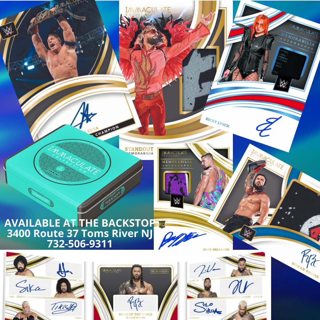 DoctorWaxBattle's tweet photo. 2022 Panini Immaculate WWE Hobby Box #sportscards #whodoyoucollect #thehobby #tradingcards #panini #Immaculate #paniniamerica #tomsriver #nj #wwe #wrestling #smackdown #wrestlemania #wwesmackdown #johncena #wwedivas #alexabliss #undertaker #charlotteflair #therock #brocklesnar https://t.co/WwLLq9Qfnp