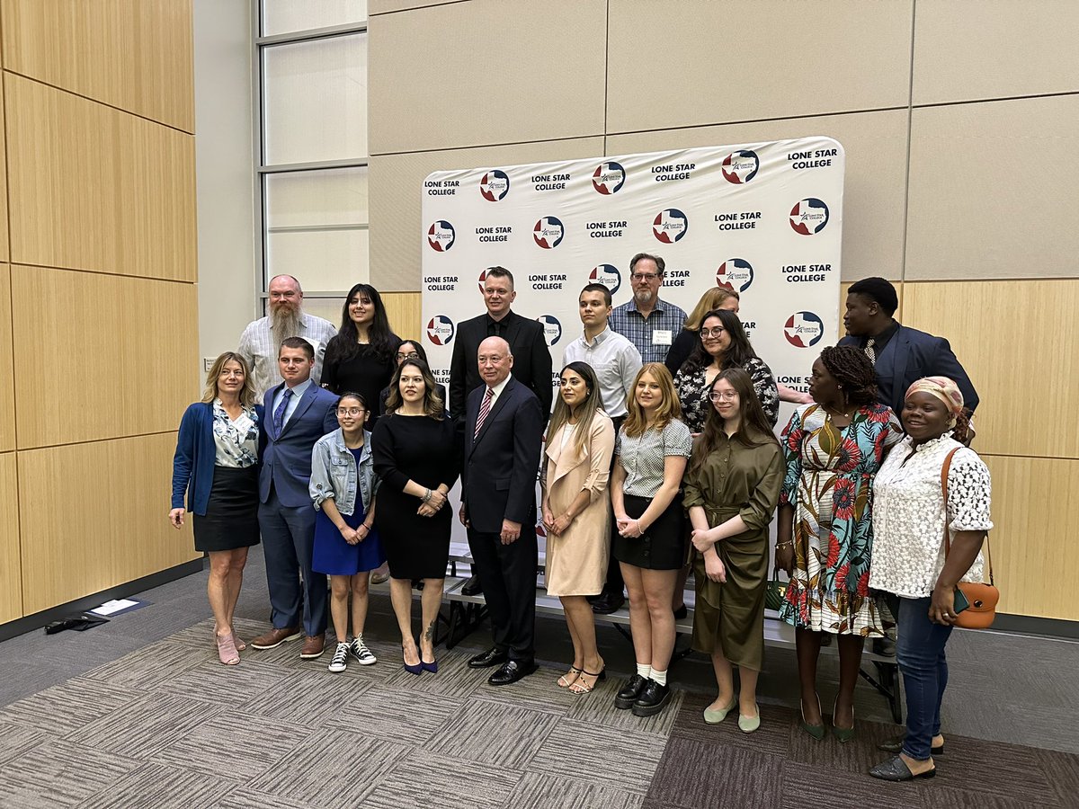 Congratulations to our <a href="/lonestarcollege/">Lone Star College</a> students recognized at today’s Chancellor’s Donor Appreciation Lunch. The students shared their stories of overcoming obstacles and moving towards their academic and personal goals.