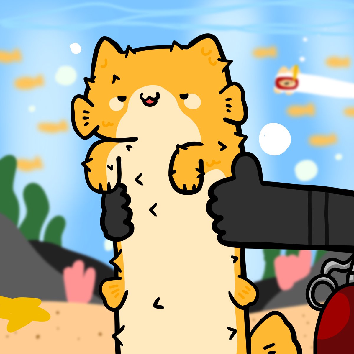 Gm with new long long cats !
Long long SwellMeow #243~~ 
 opensea.io/assets/ethereu…