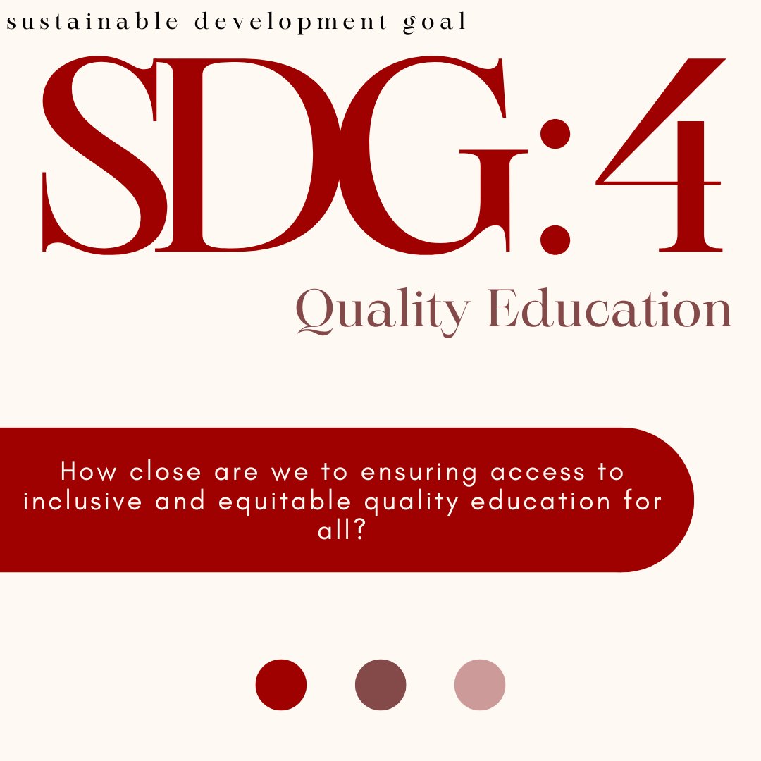 RCEN's tweet image. #SustainableDevelopmentGoal 4 highlights the importance of ensuring access to inclusive and equitable quality education as well as promoting lifelong learning opportunities for all.
⁠
#SDGs #sustainabledevelopmentgoals #sustainabledevelopment #unitednations #un #SDG4