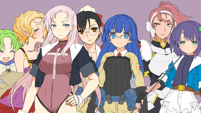 0195裏話:おっぱいの大きさが違う。キャラの描き分けが凄いなど褒められ嬉しく思います。実はそれ以外にも一つ無意味とも思えるコダワリポイントが立ち絵には隠されています。何かわかるかなぁ…(ΦωΦ)フフフ…#ランス10に限らず#ランスシリーズに限らず 