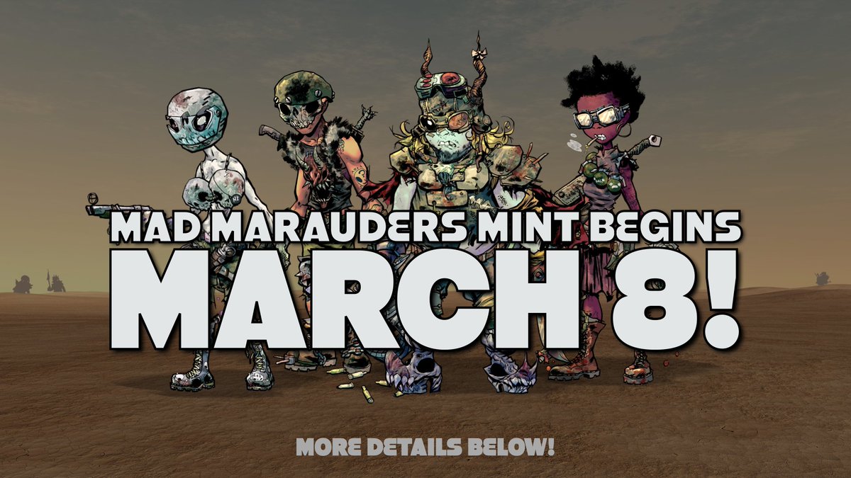nuclearnerds's tweet photo. 😈      JOIN THE DARK SIDE!      😈

🚨         MAD MARAUDERS        🚨
              MINT MARCH 8th!

- RT &amp; comment your most evil deed for a chance to win:
- One Sewer Pass
- One of Three Mystery Serums
- Winners announced WW 3/1

More Mad Marauder mint details below 👇 https://t.co/iM5rNCmmJd