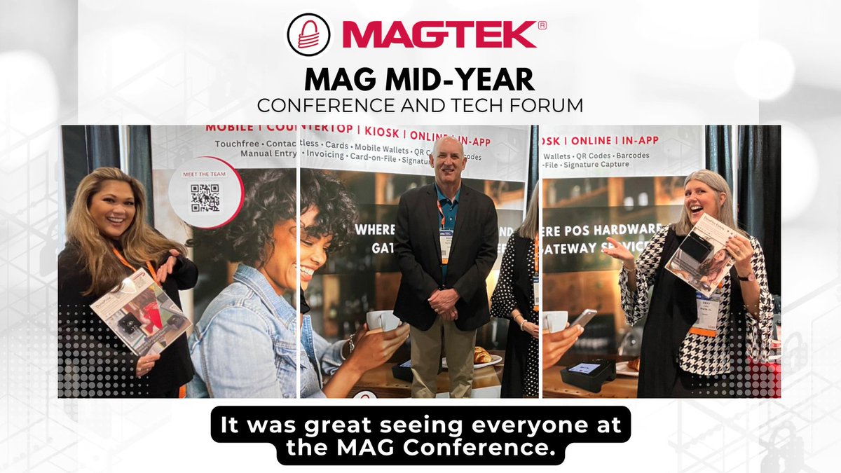 magtek's tweet photo. It was great to see everyone last week in San Antonio at #MAGMidYear #MAGTechForum See you this Fall! https://t.co/mFxqRz1vPh
