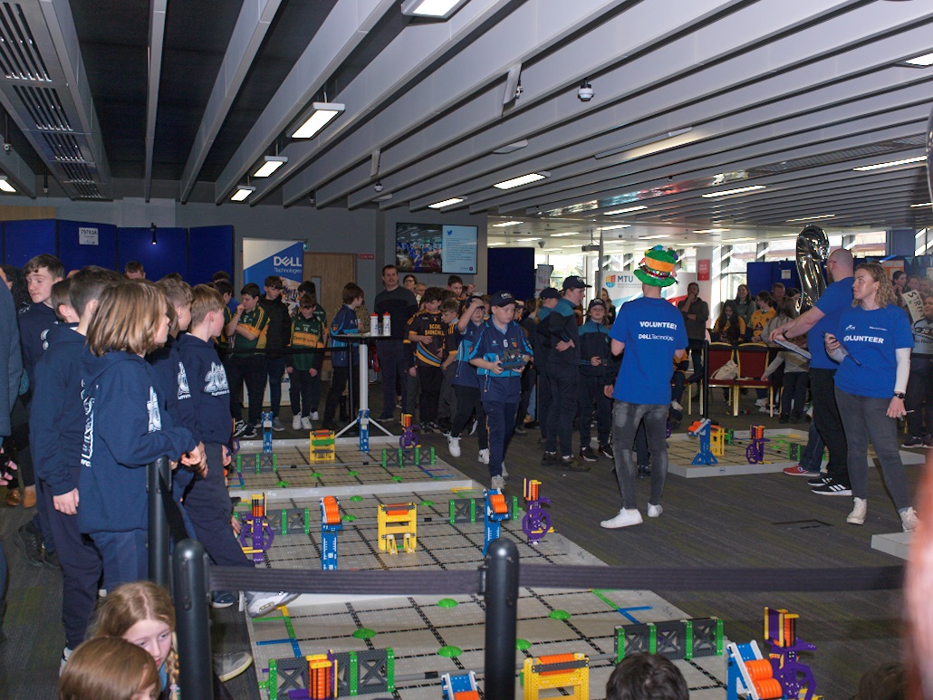 jookul100's tweet photo. What a great day. Congrats to all the participants of todays Vex IQ National Finals. Great Team work and collaboration with @MTU_ie @DellTechIreland #vexireland  to put on such a great event @OrmondRoisin @Conor1Hickey @Bob_Savage1 @DavidFHodge @Maggie_Cusack @AntBayleDell https://t.co/IddTaNdKps